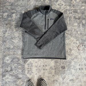 Patagonia Better Sweater - EUC - Heather Gray Fleece Pullover